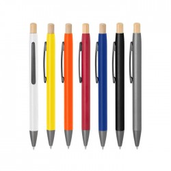 boligrafo blanco personalizado con logo