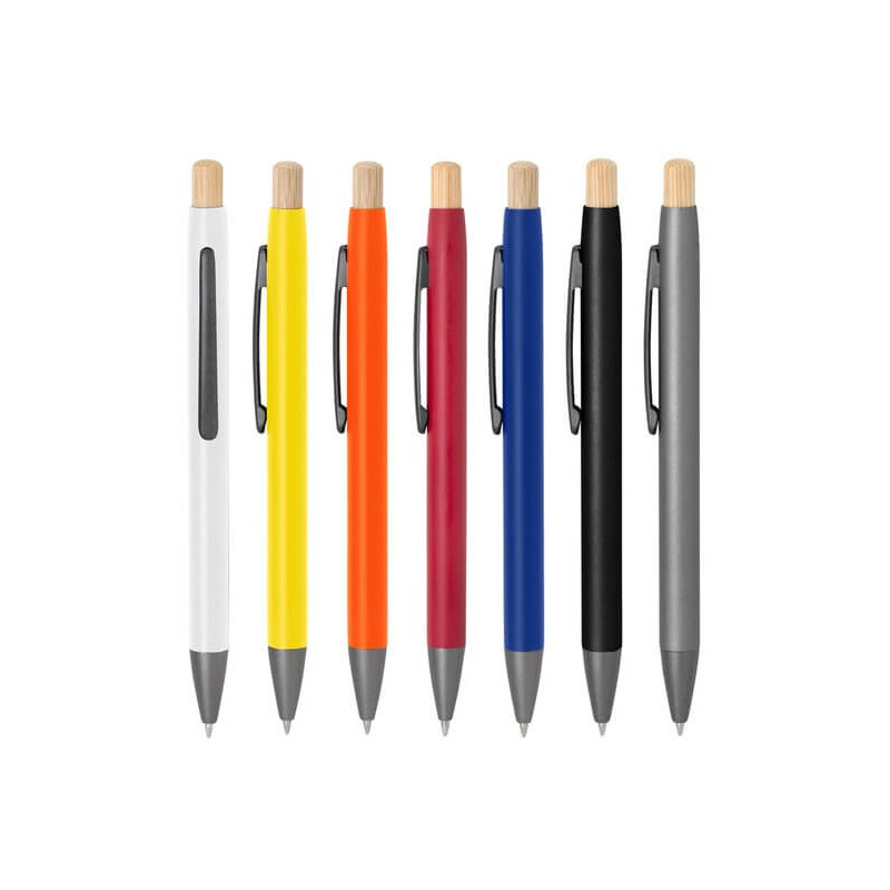 boligrafo blanco personalizado con logo